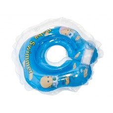 Круг на шею для купания малышей BabySwimmer Голубой